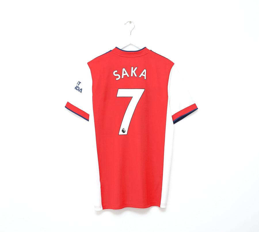 2021/22 SAKA #7 Arsenal Adidas Home Football Shirt (L)