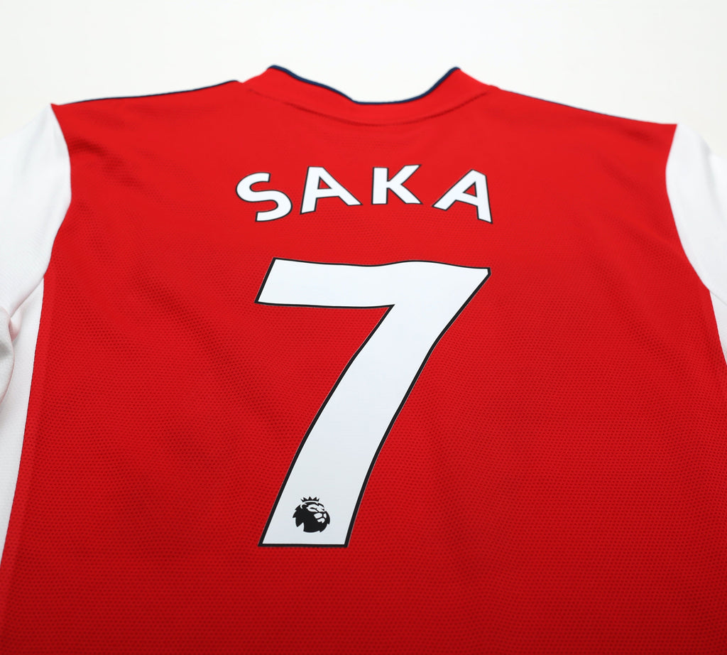 2021/22 SAKA #7 Arsenal Adidas Home Football Shirt (L)