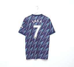 2021/22 SAKA #7 Arsenal Adidas Third Football Shirt (L)
