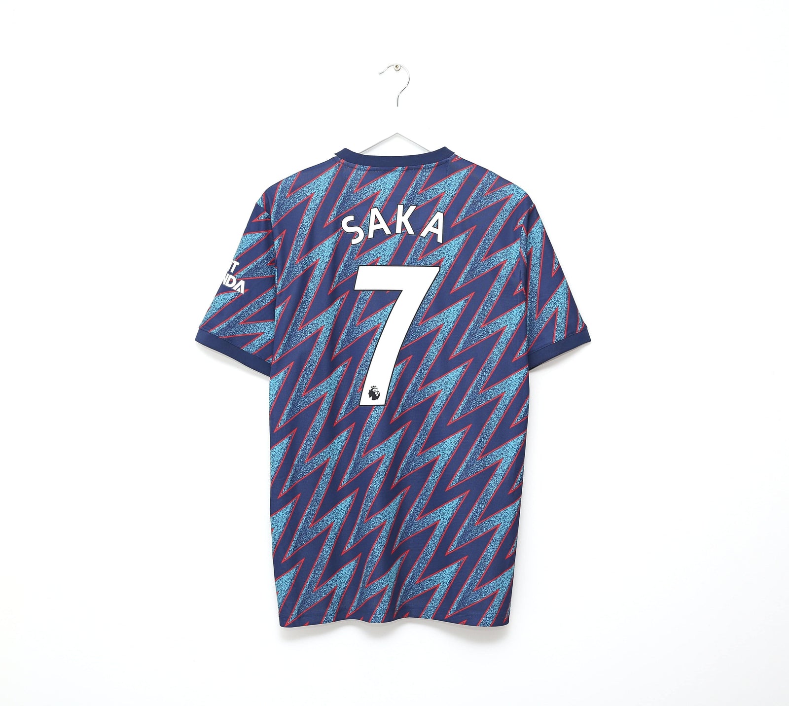 2021/22 SAKA #7 Arsenal Adidas Third Football Shirt (L)