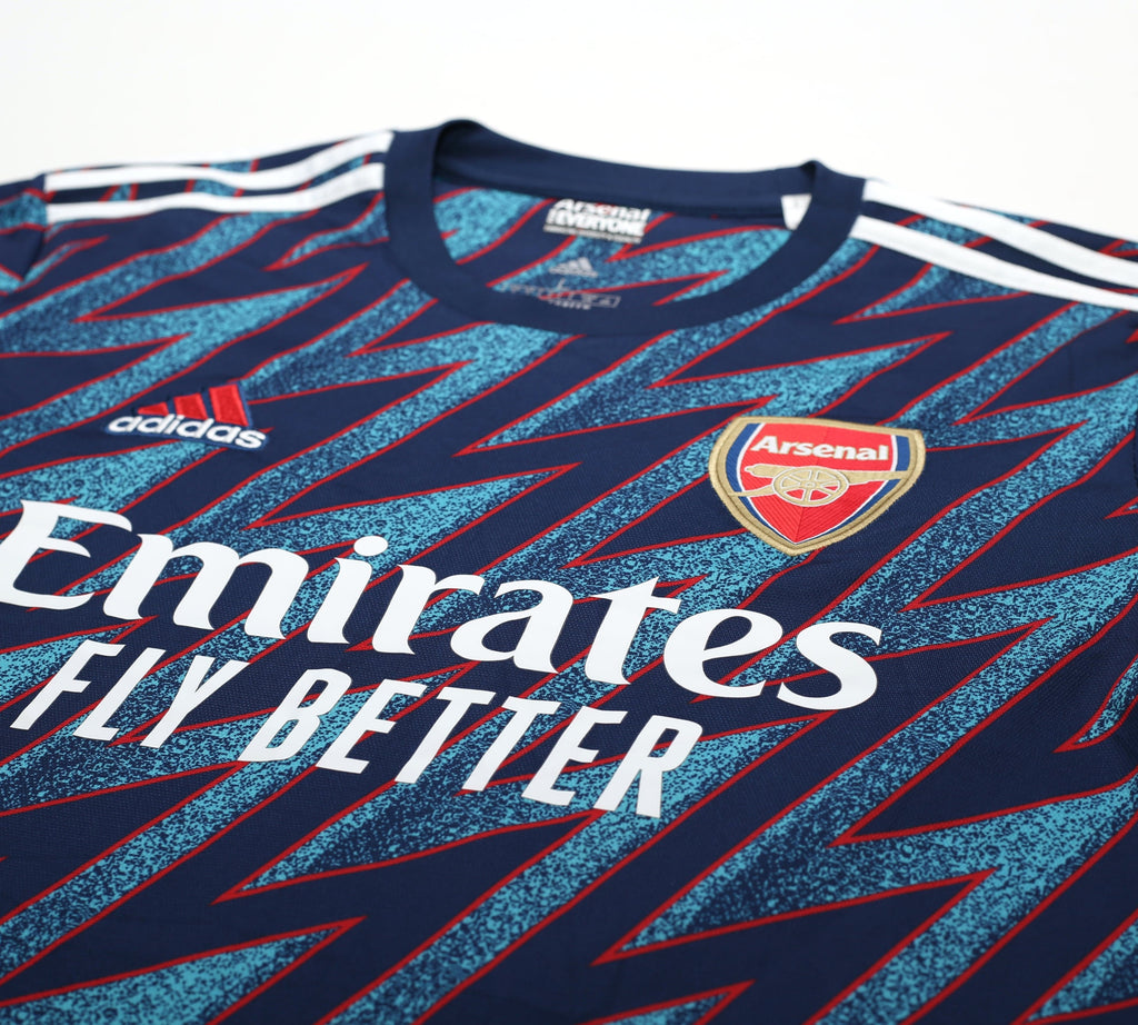 2021/22 SAKA #7 Arsenal Adidas Third Football Shirt (L)