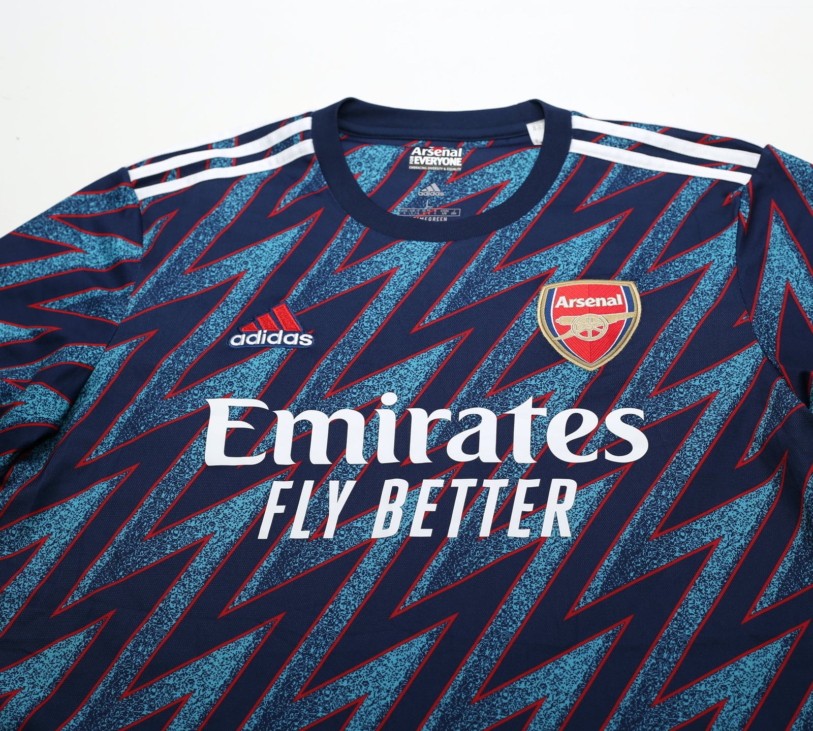 2021/22 SAKA #7 Arsenal Adidas Third Football Shirt (L)