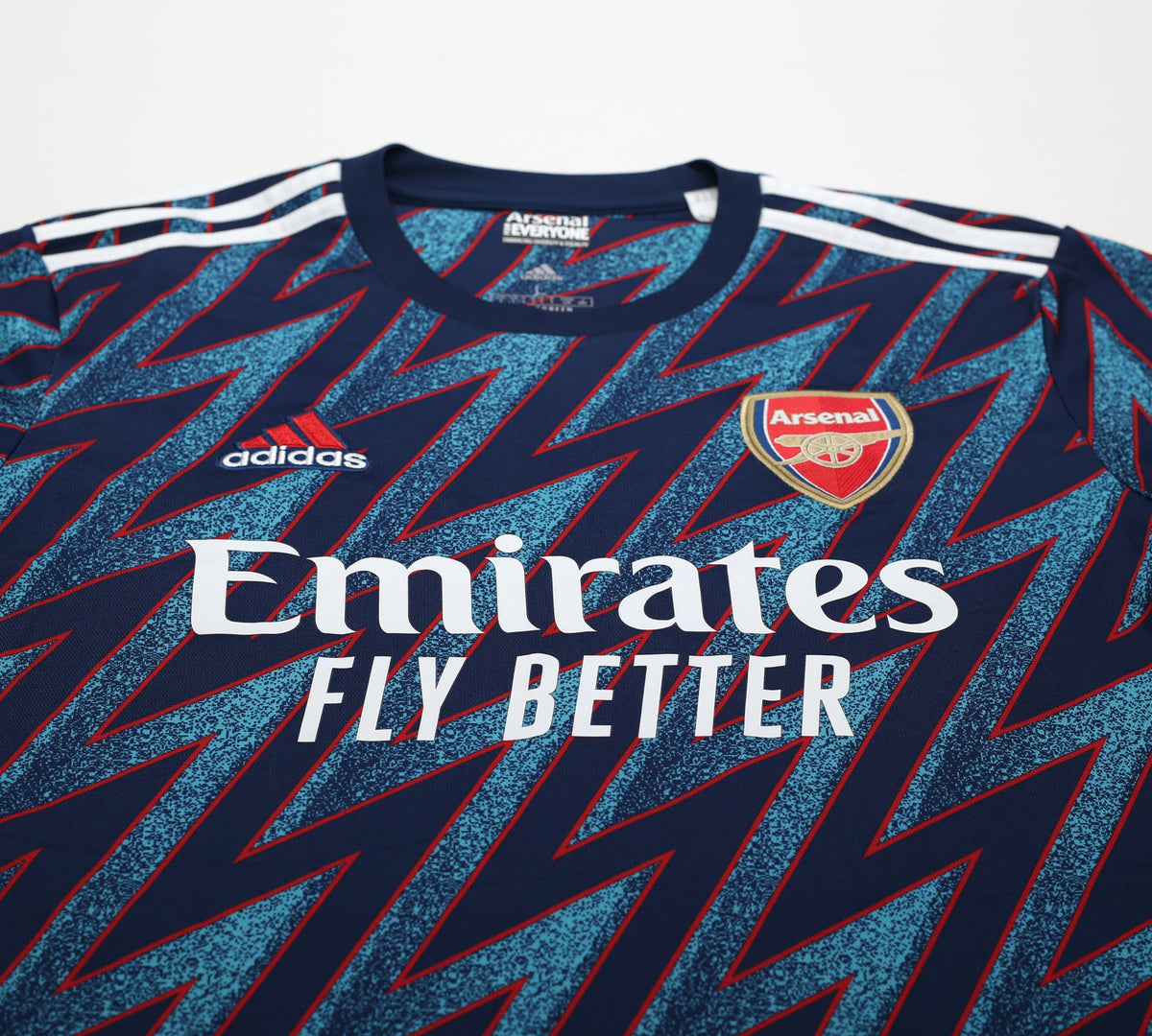 2021/22 SAKA #7 Arsenal Adidas Third Football Shirt (L)