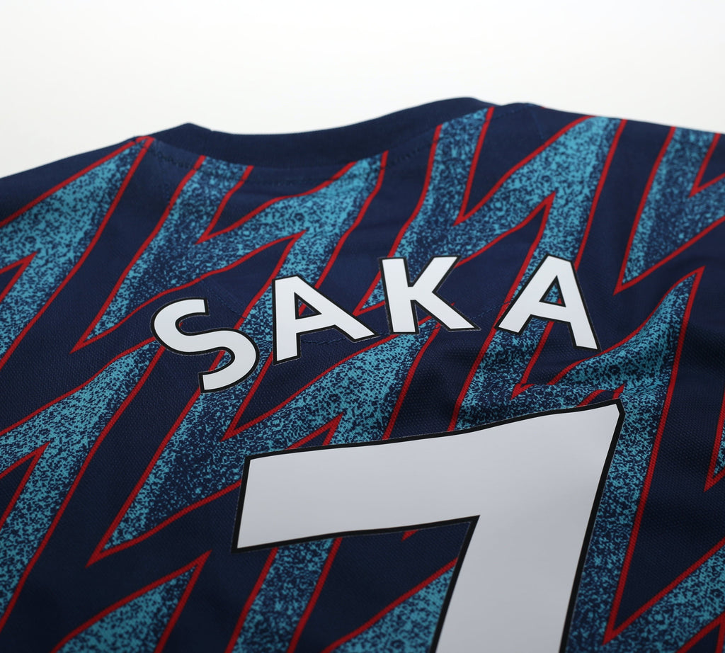 2021/22 SAKA #7 Arsenal Adidas Third Football Shirt (L)