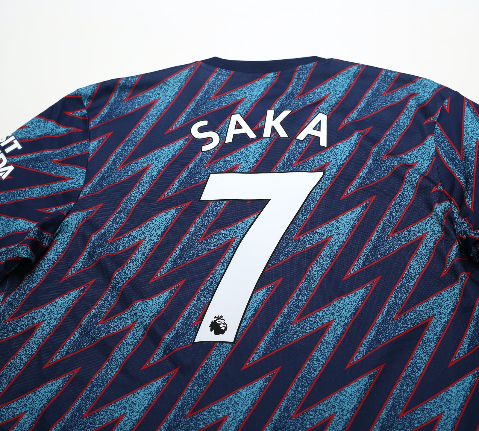 2021/22 SAKA #7 Arsenal Adidas Third Football Shirt (L)