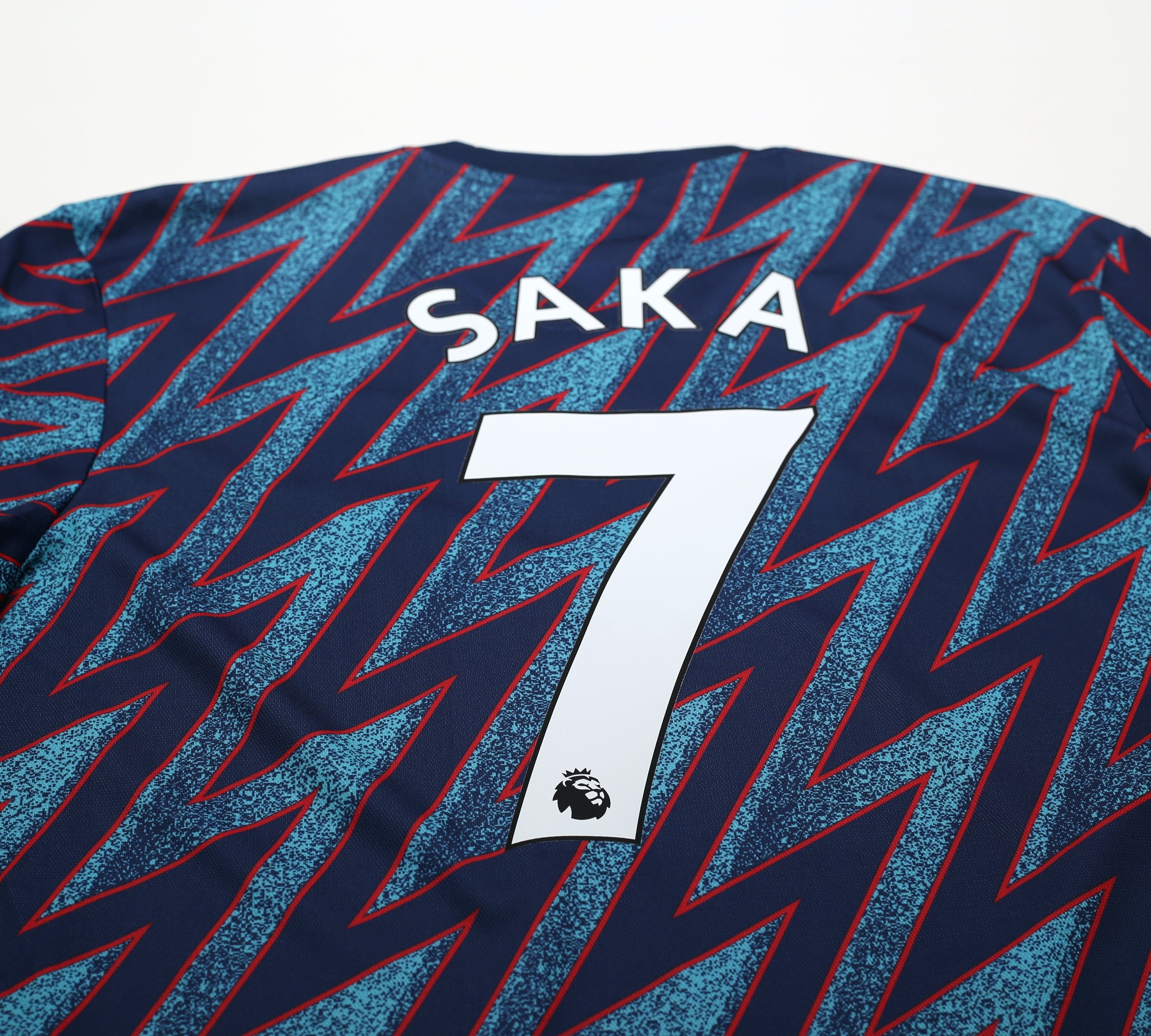 2021/22 SAKA #7 Arsenal Adidas Third Football Shirt (L)