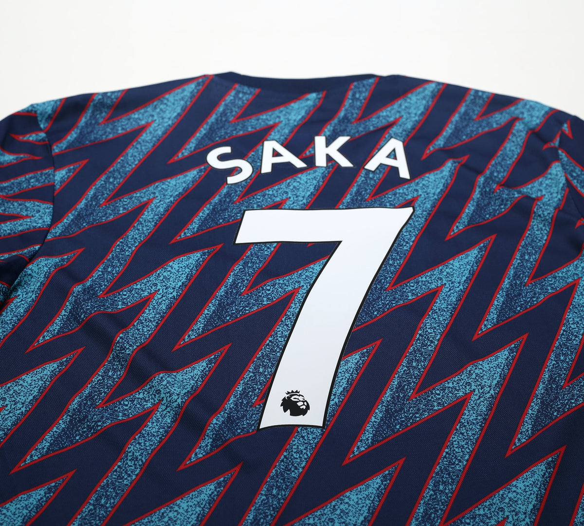 2021/22 SAKA #7 Arsenal Adidas Third Football Shirt (L)