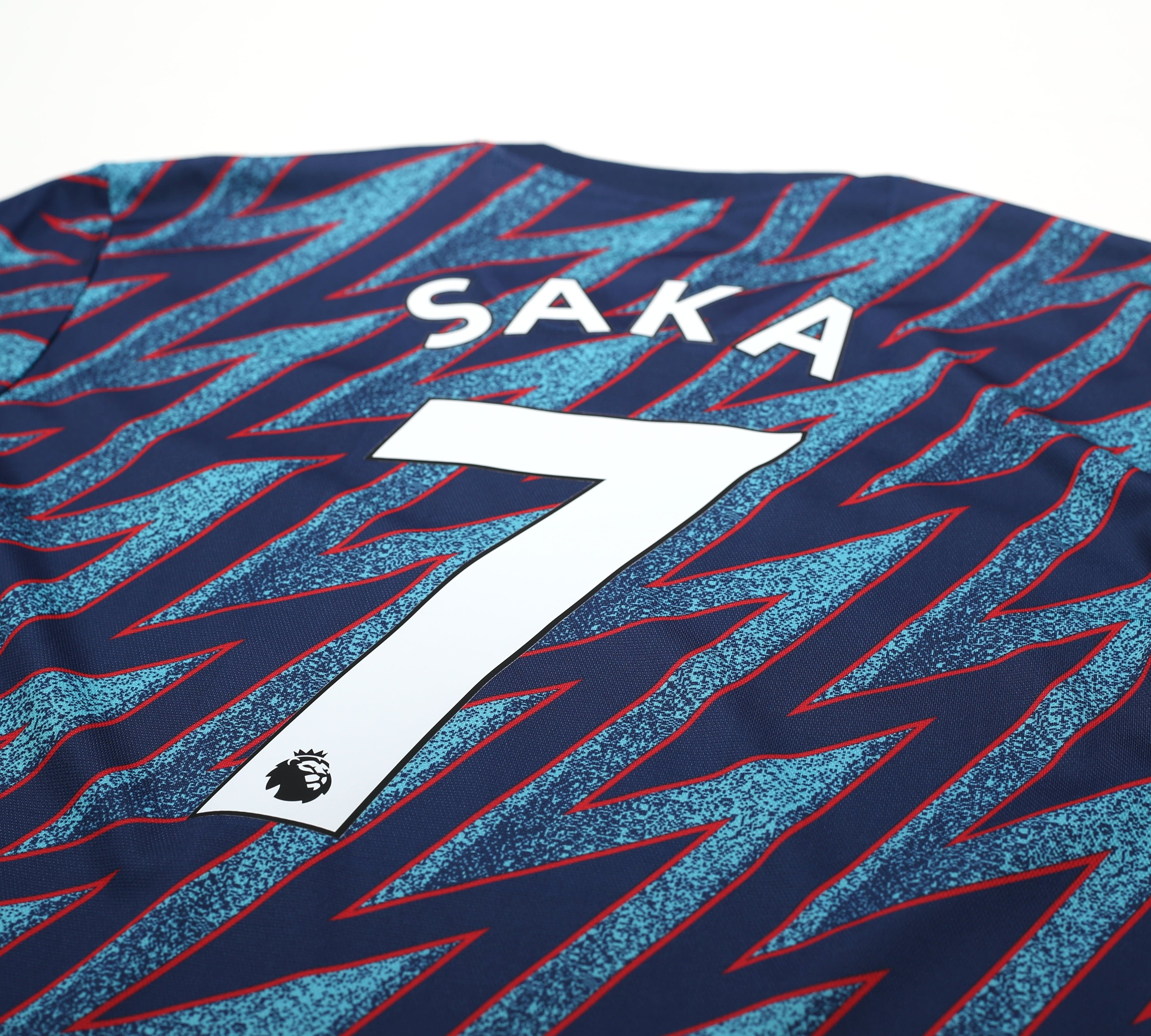 2021/22 SAKA #7 Arsenal Adidas Third Football Shirt (L)