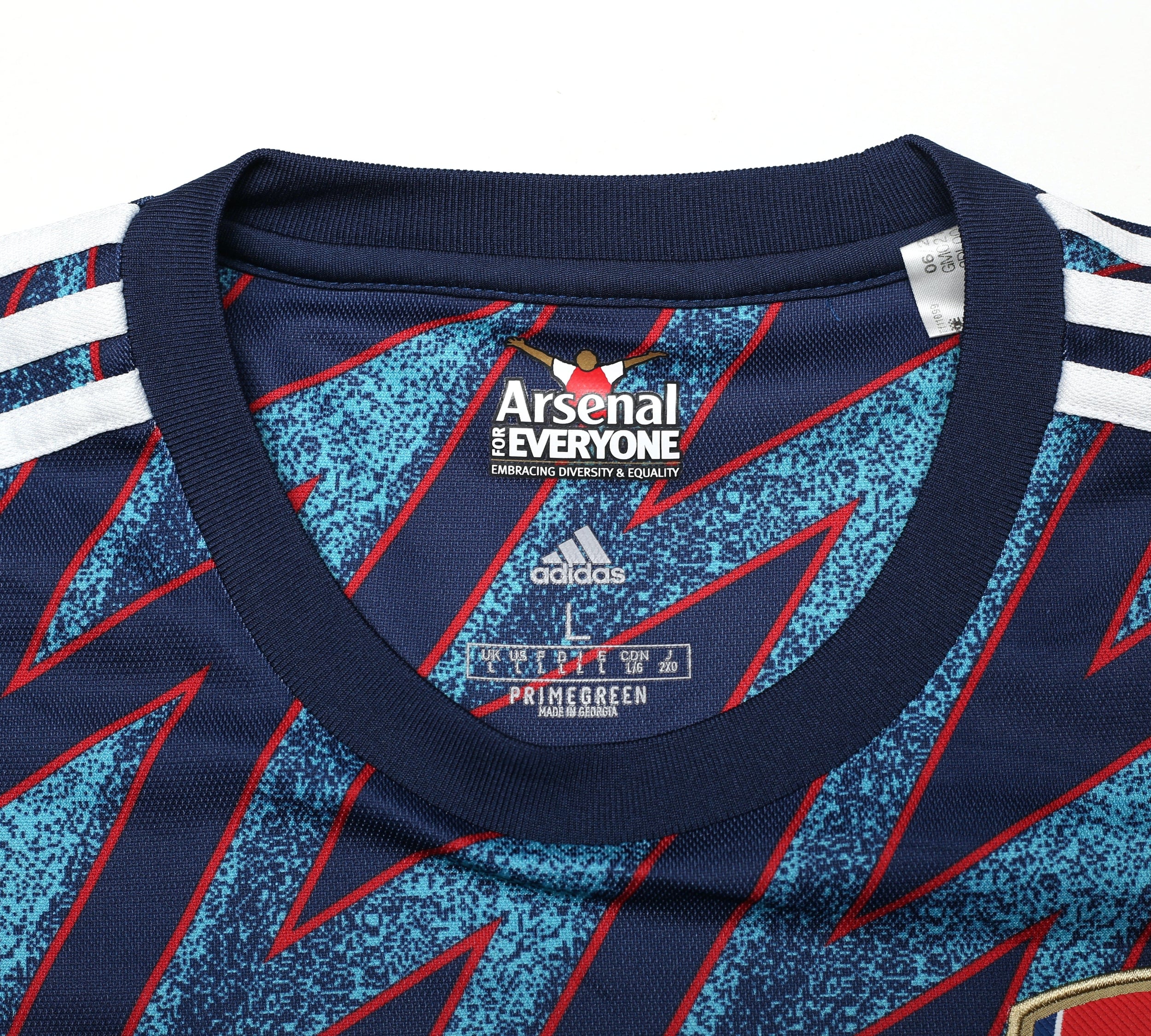 2021/22 SAKA #7 Arsenal Adidas Third Football Shirt (L)