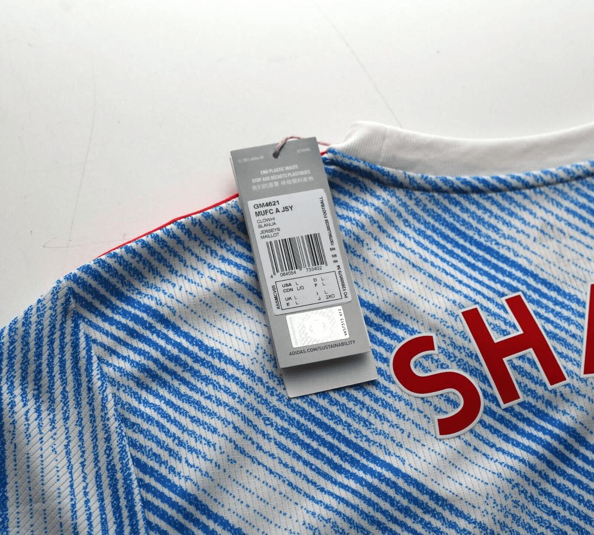 2021/22 SHAW #23 Manchester United Vintage adidas Away Football Shirt (M/L) BNWT