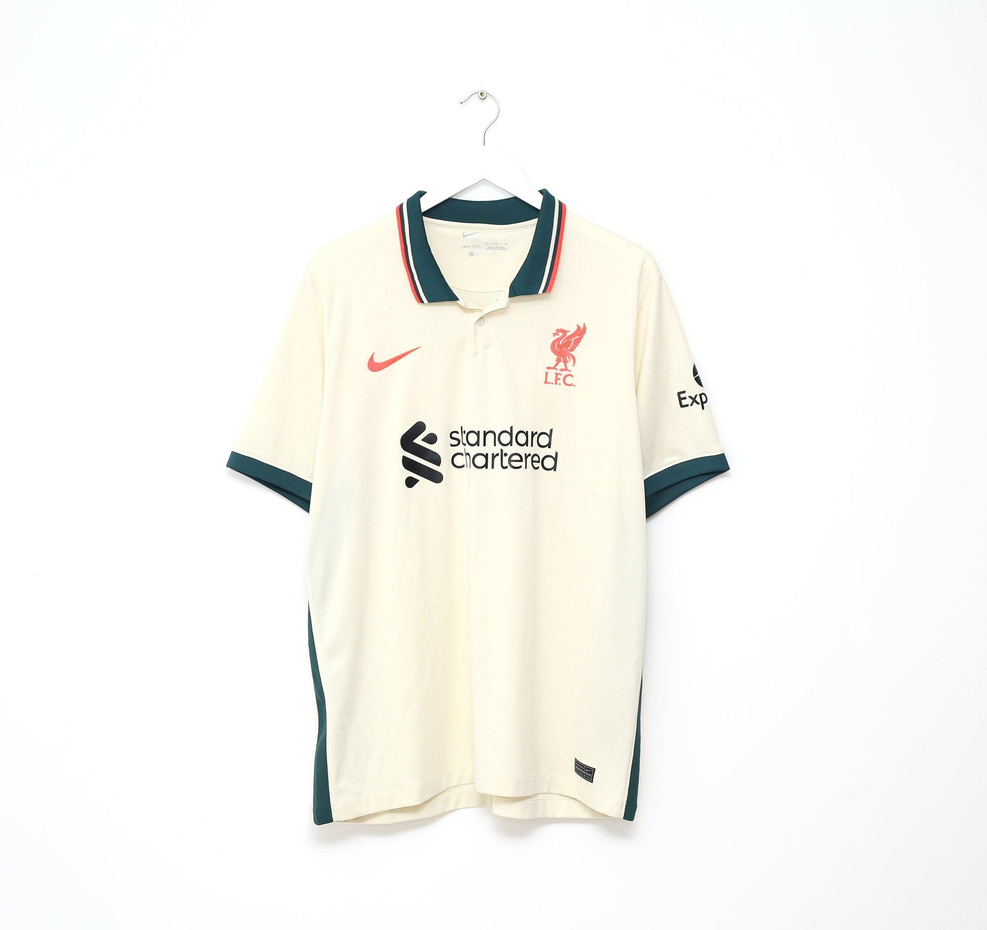 2021/22 VIRGIL #4 Liverpool Vintage Nike Away Football Shirt (XL)