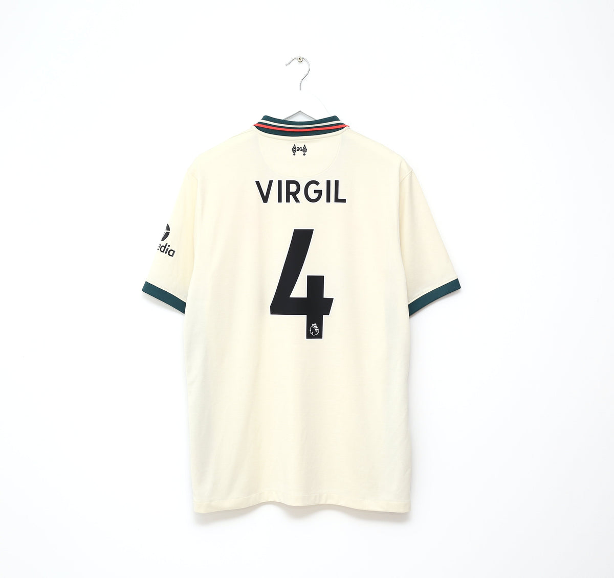 2021/22 VIRGIL #4 Liverpool Vintage Nike Away Football Shirt (XL)