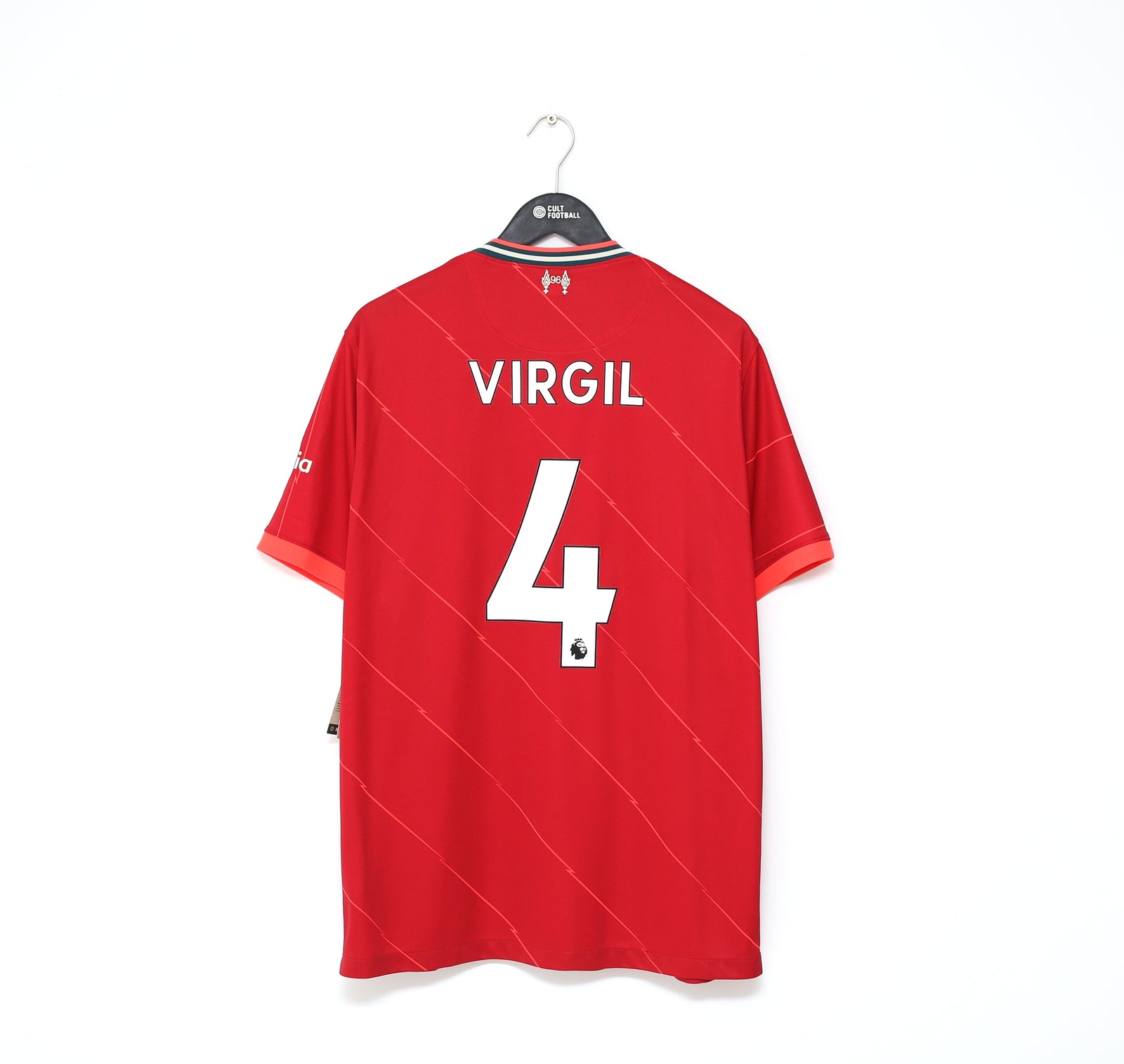 2021/22 VIRGIL #4 Liverpool Vintage Nike Home Football Shirt (XL) BNWT