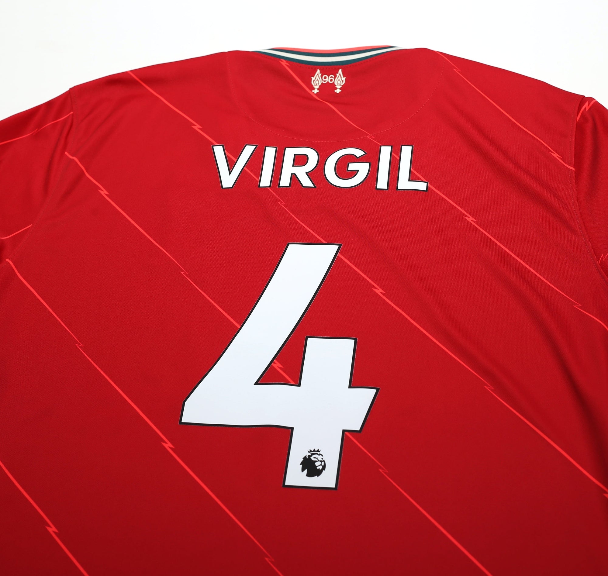 2021/22 VIRGIL #4 Liverpool Vintage Nike Home Football Shirt (XL) BNWT