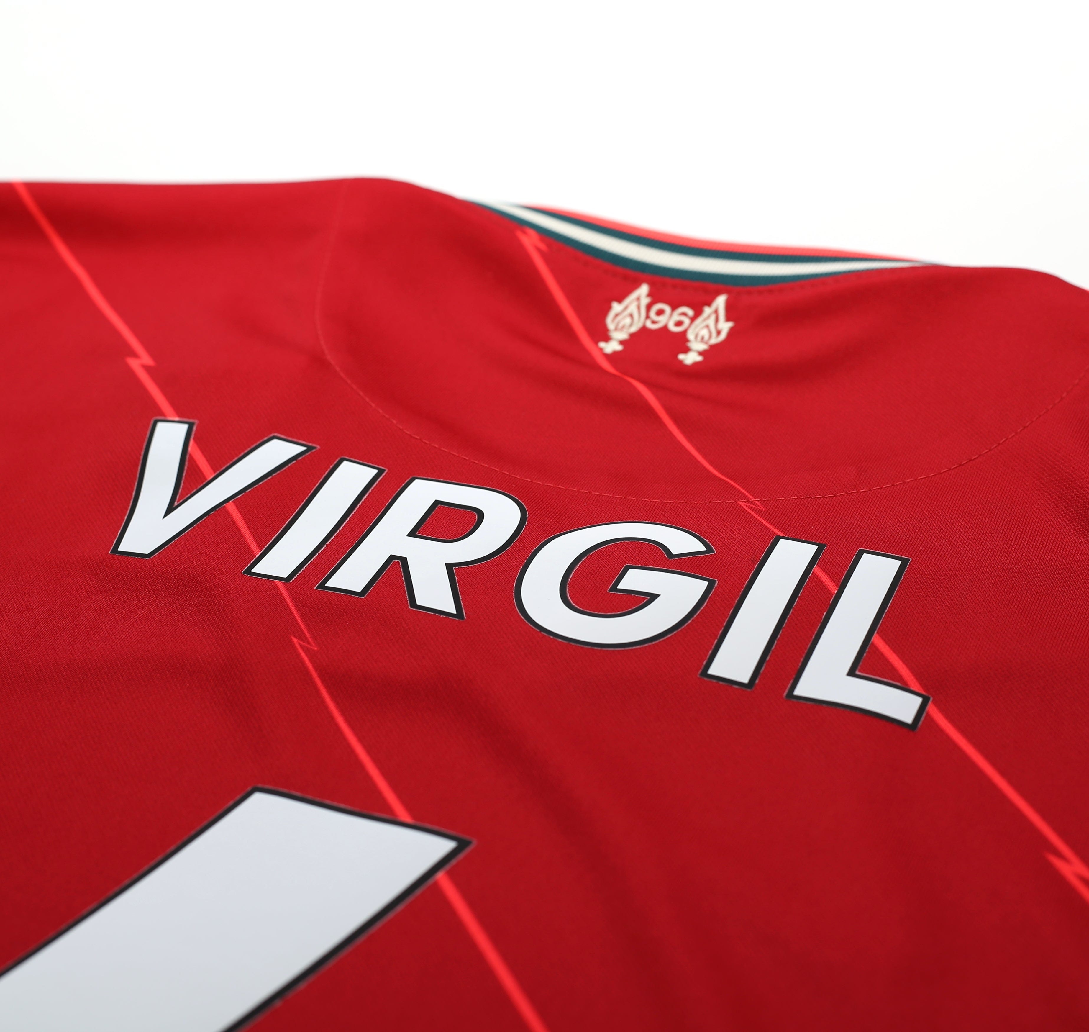 2021-22 LIVERPOOL FC Home S/S No.4 Virgil van Dijk Premier 21-22 jersey  shirt