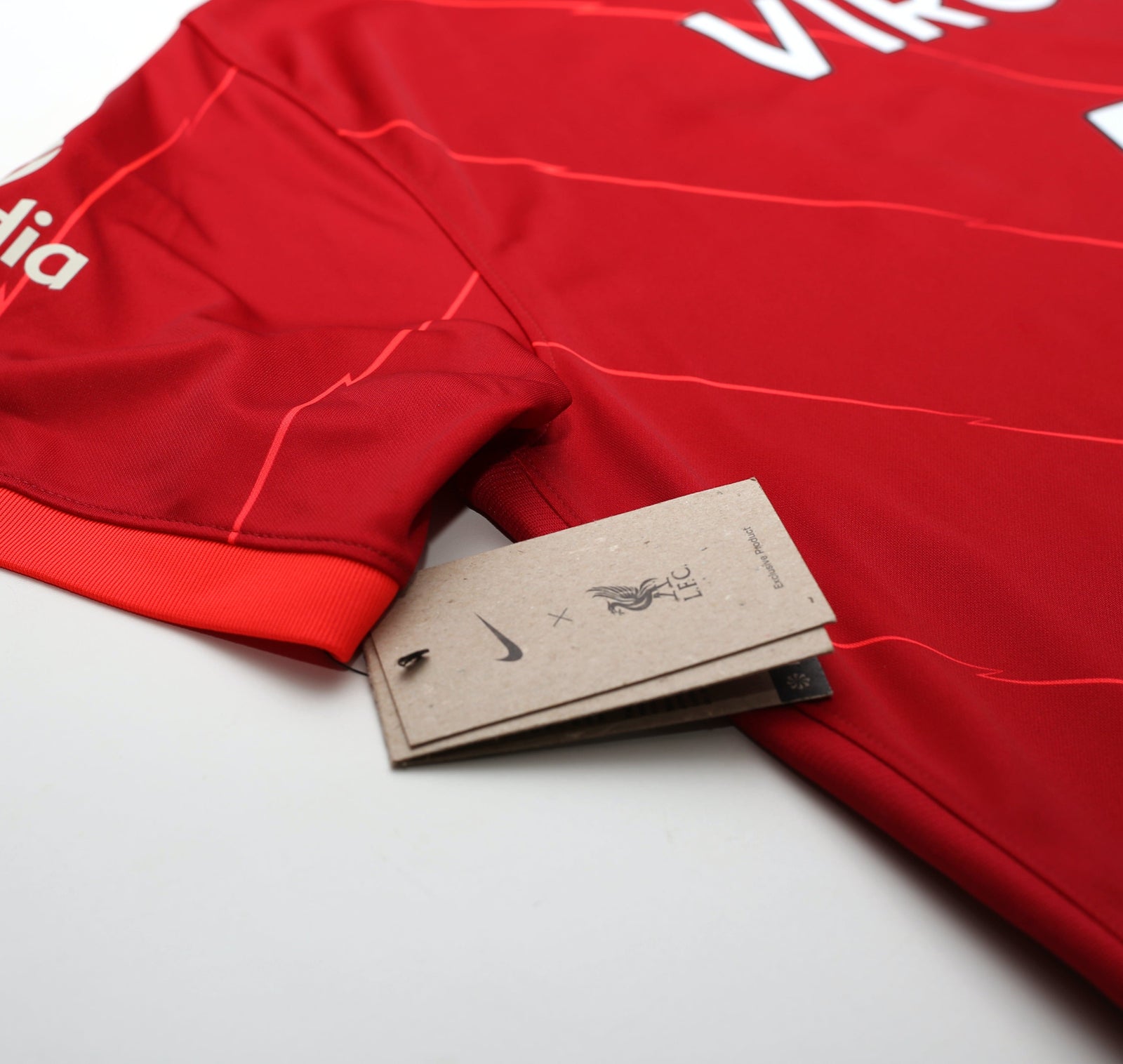 2021/22 VIRGIL #4 Liverpool Vintage Nike Home Football Shirt (XL) BNWT