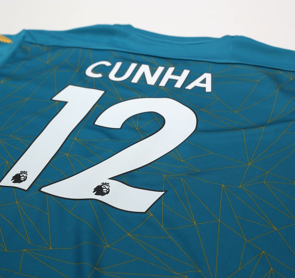 2022/23 CUNHA #12 Wolverhampton Wanderers Castore Away Football Shirt XL Wolves