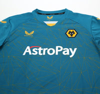 2022/23 CUNHA #12 Wolverhampton Wanderers Castore Away Football Shirt XL Wolves
