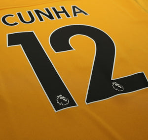 2022/23 CUNHA #12 Wolverhampton Wanderers Castore Home Football Shirt XL Wolves