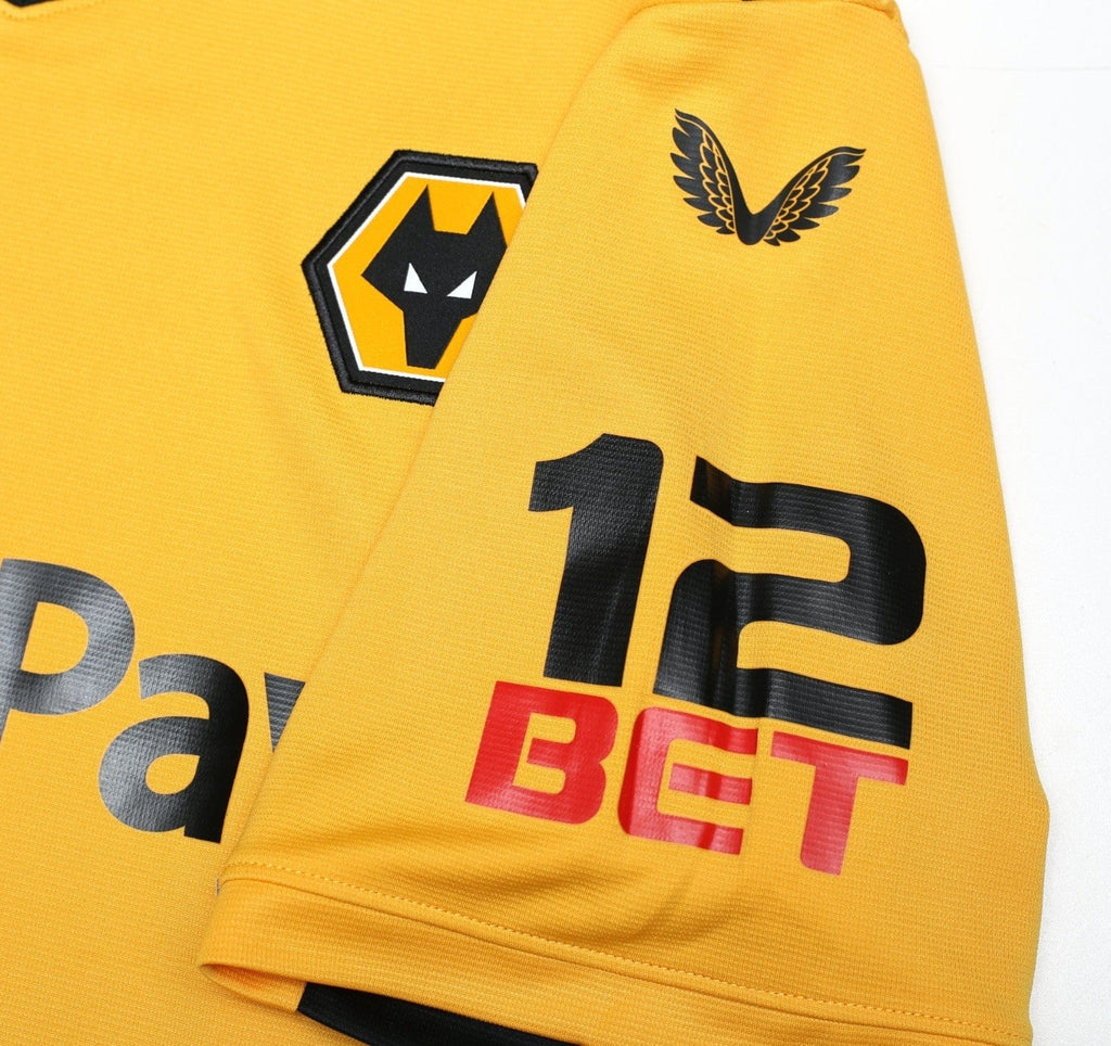 2022/23 CUNHA #12 Wolverhampton Wanderers Castore Home Football Shirt XL Wolves