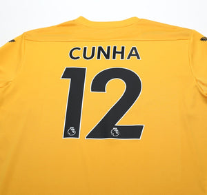 2022/23 CUNHA #12 Wolverhampton Wanderers Castore Home Football Shirt XL Wolves