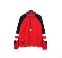 2022/23 MANCHESTER UNITED adidas Icon 1/4 Zip Top (M/L)