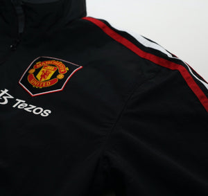 2022/23 MANCHESTER UNITED adidas Reversible Anthem Jacket Track Top (S)