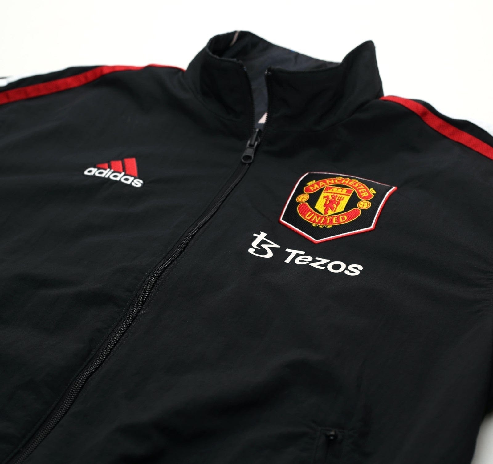 2022/23 MANCHESTER UNITED adidas Reversible Anthem Jacket Track Top (S)