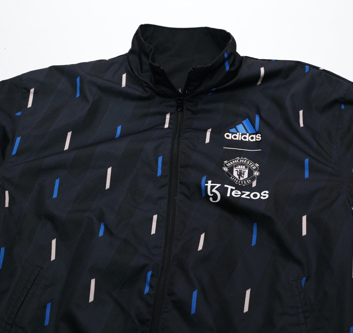 2022/23 MANCHESTER UNITED adidas Reversible Anthem Jacket Track Top (S)