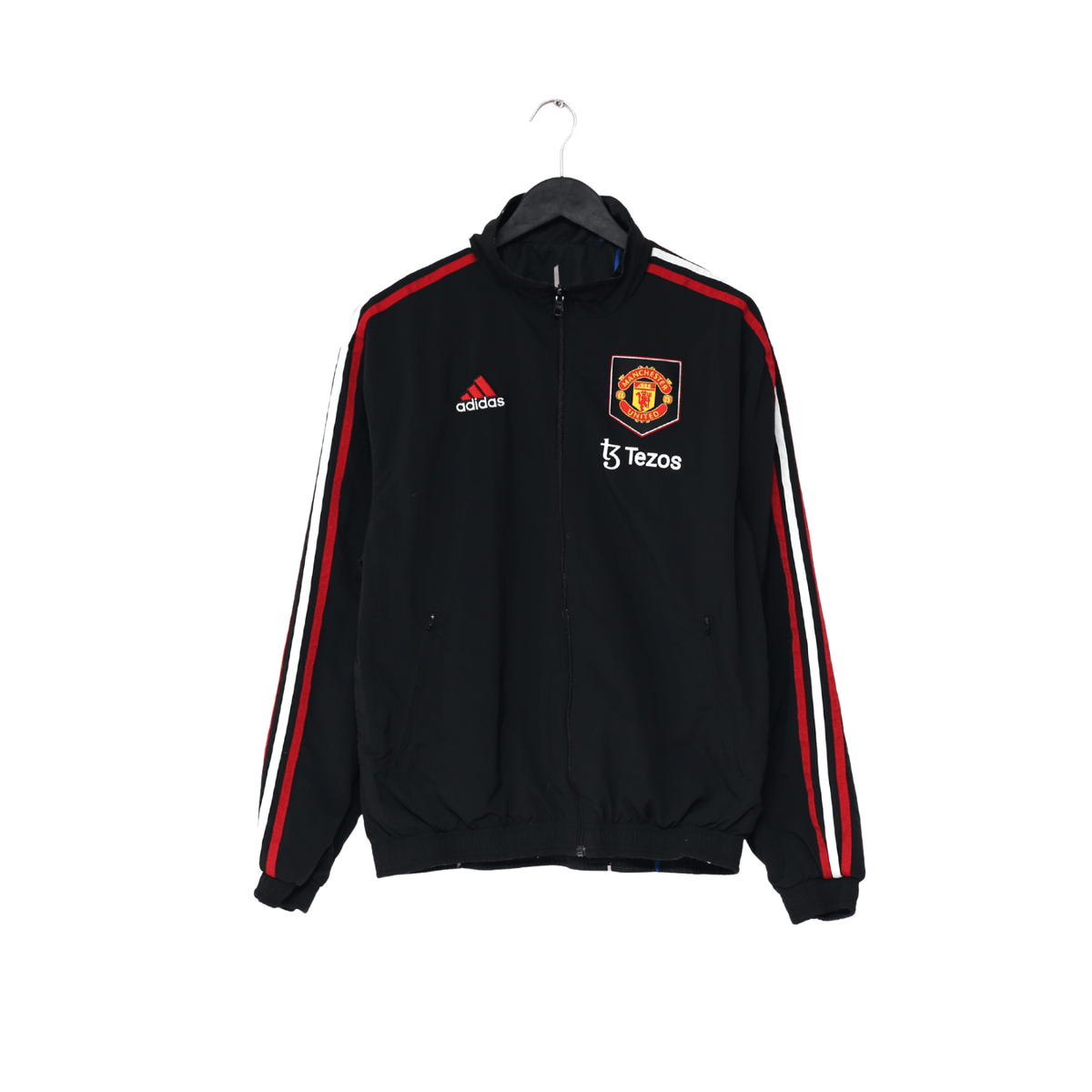 2022/23 MANCHESTER UNITED adidas Reversible Anthem Jacket Track Top (S)