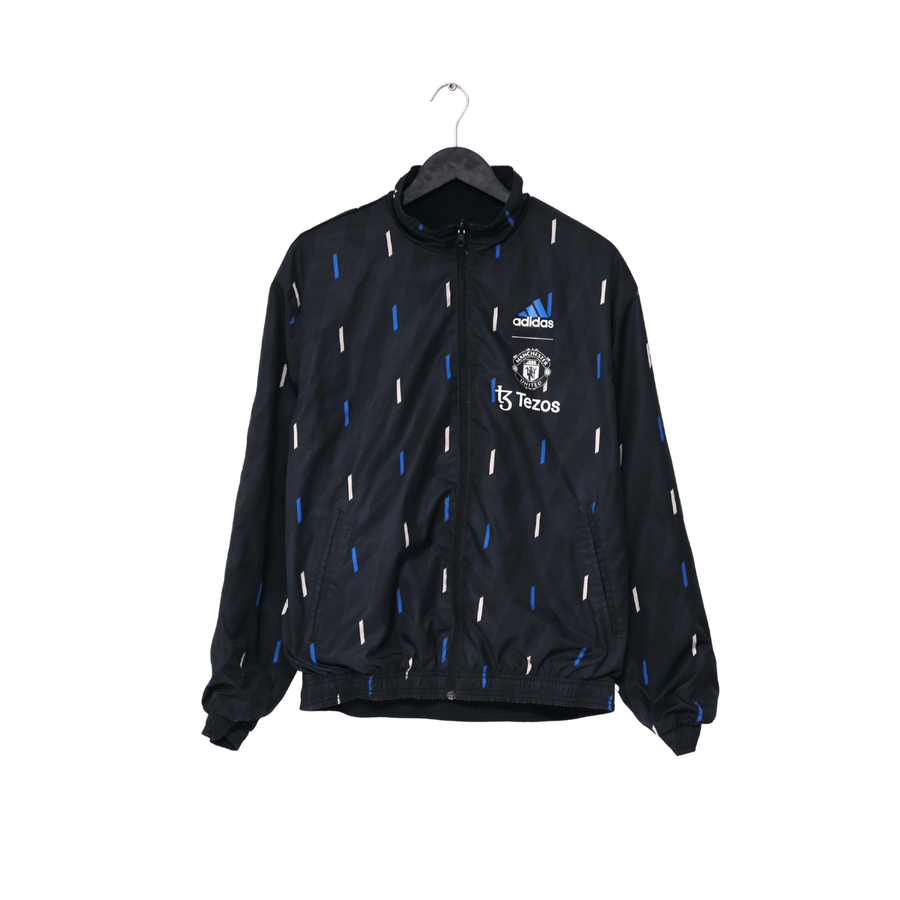 2022/23 MANCHESTER UNITED adidas Reversible Anthem Jacket Track Top (S)