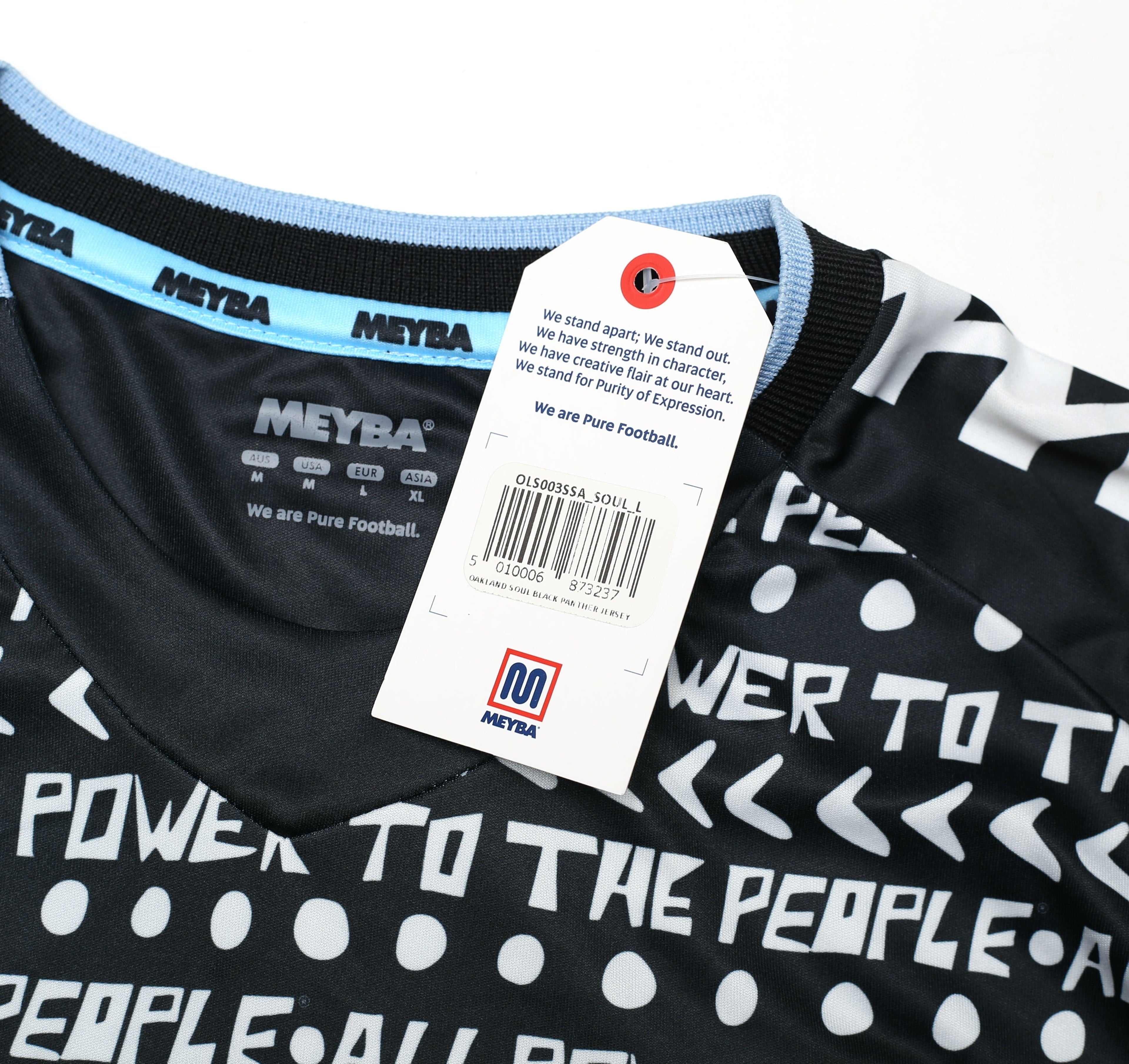 2022-23 Oakland Soul Rooted in Power Meyba football shirt BNWT