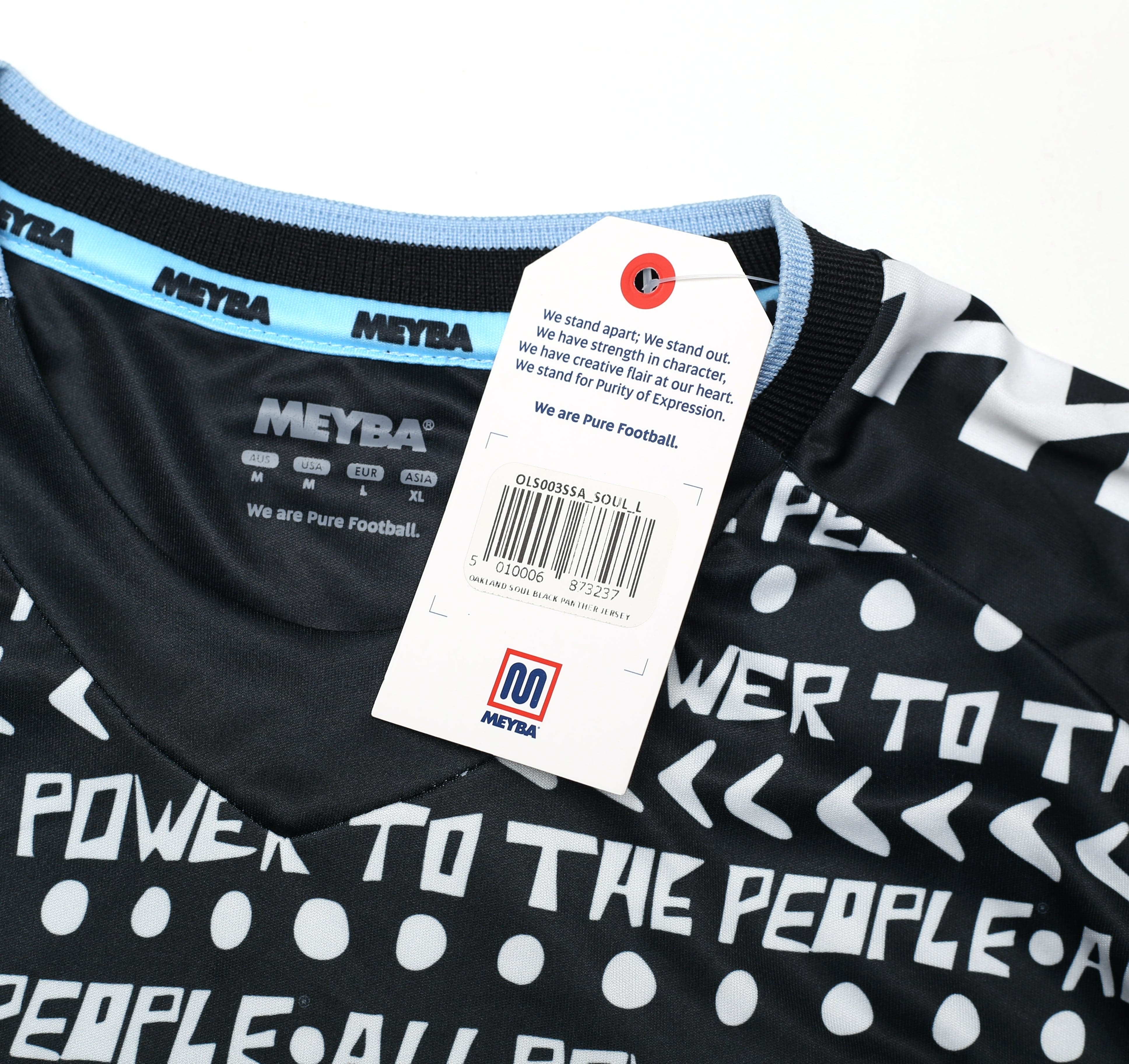 2022-23 Oakland Soul Rooted in Power Meyba football shirt BNWT