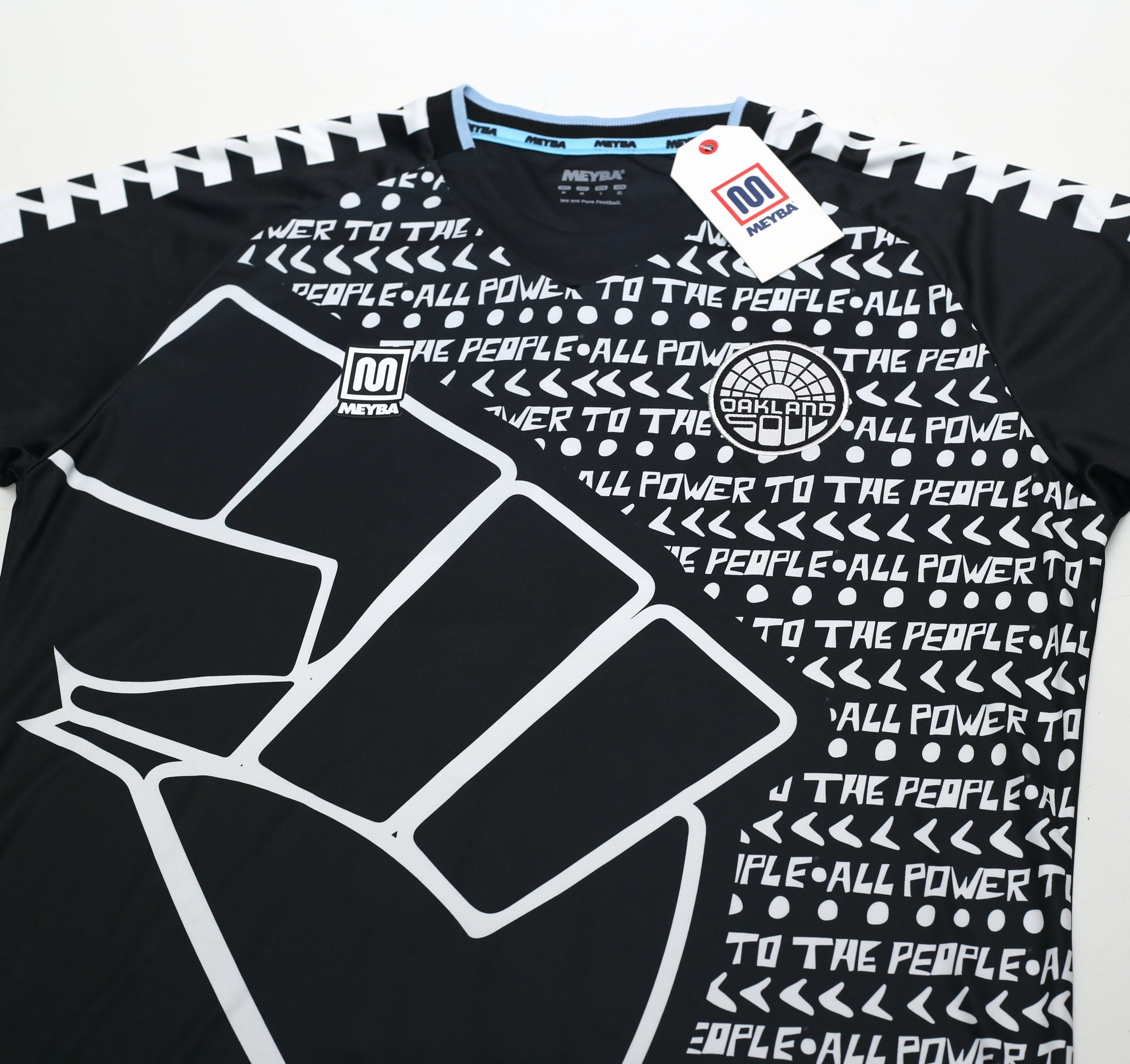 2022-23 Oakland Soul Rooted in Power Meyba football shirt BNWT