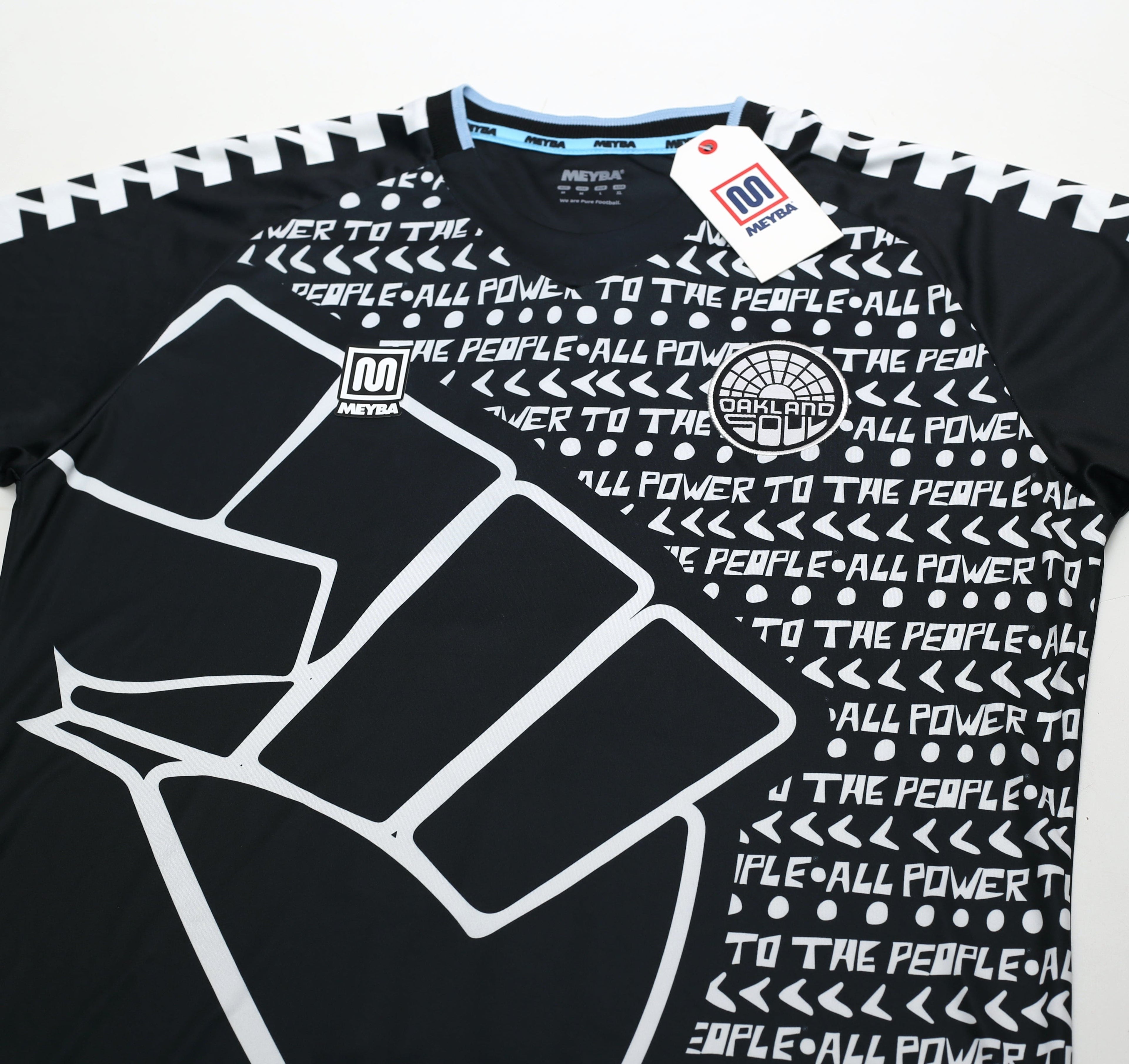 2022-23 Oakland Soul Rooted in Power Meyba football shirt BNWT