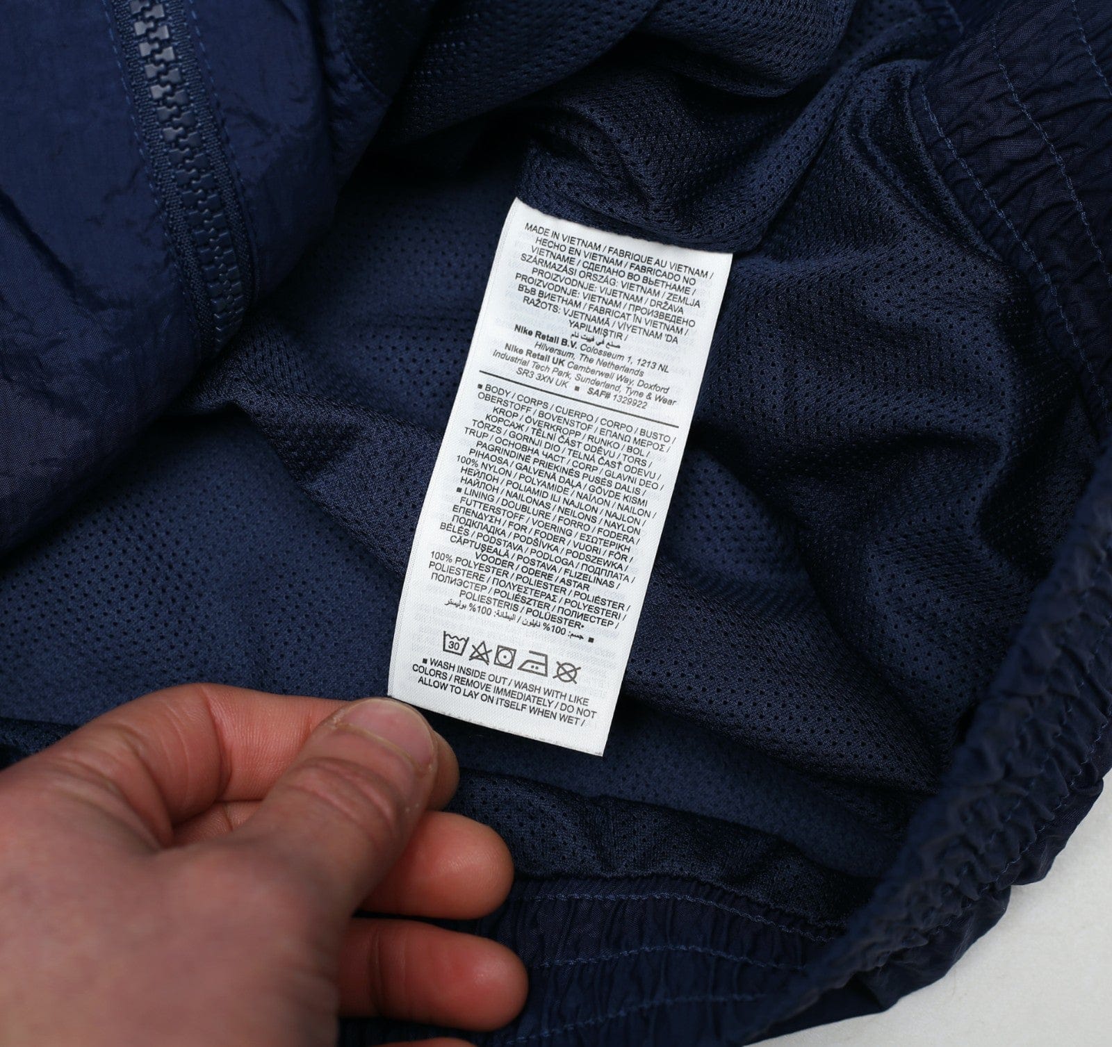 2022/23 PSG Nike Strike Anthem Jacket Midnight Navy (S) Paris Saint Germain