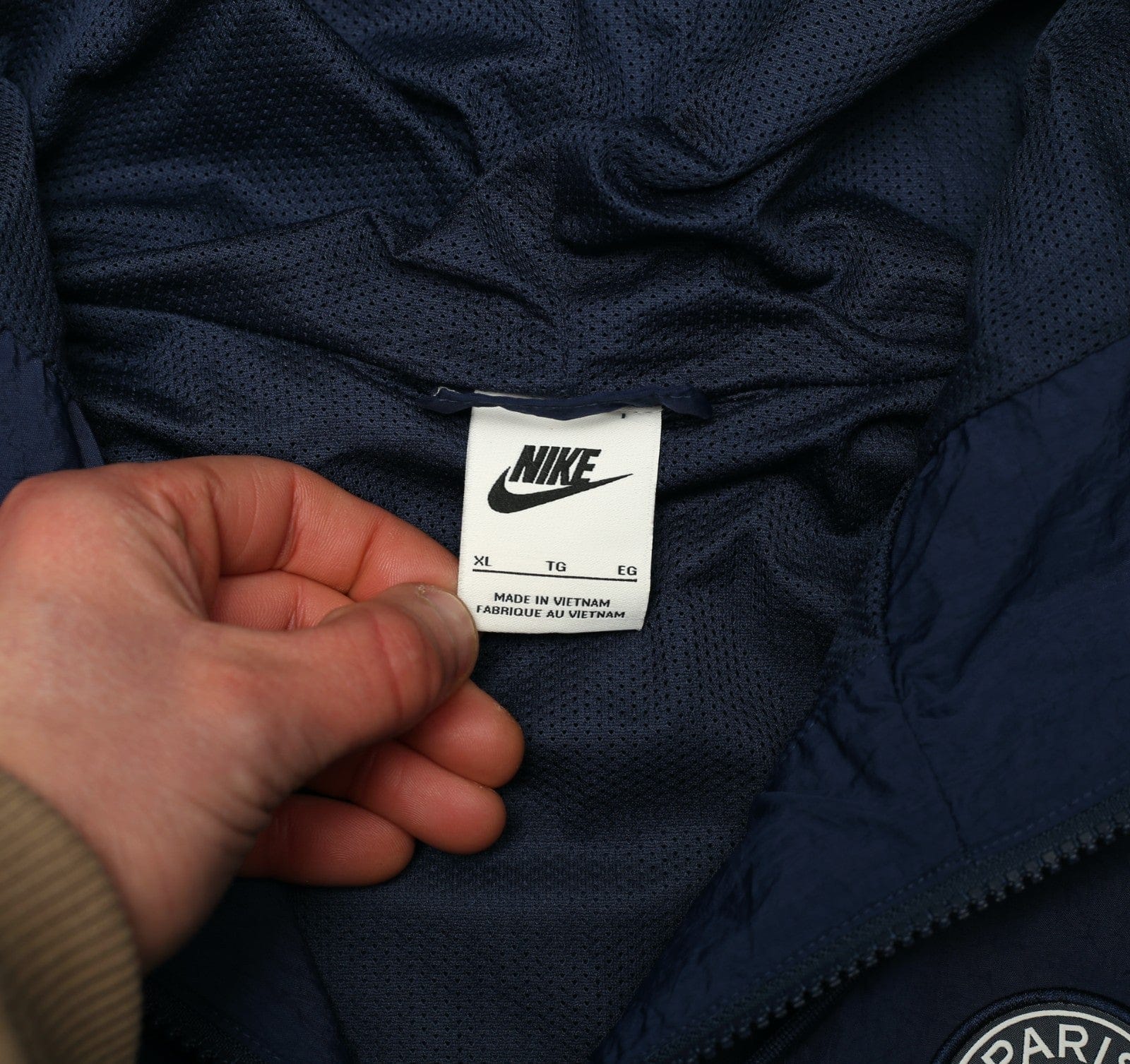 2022/23 PSG Nike Strike Anthem Jacket Midnight Navy (XL) Paris Saint Germain