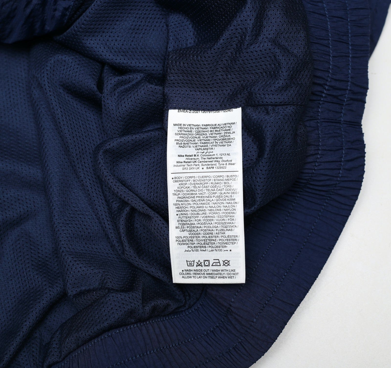 2022/23 PSG Nike Strike Anthem Jacket Midnight Navy (XL) Paris Saint Germain