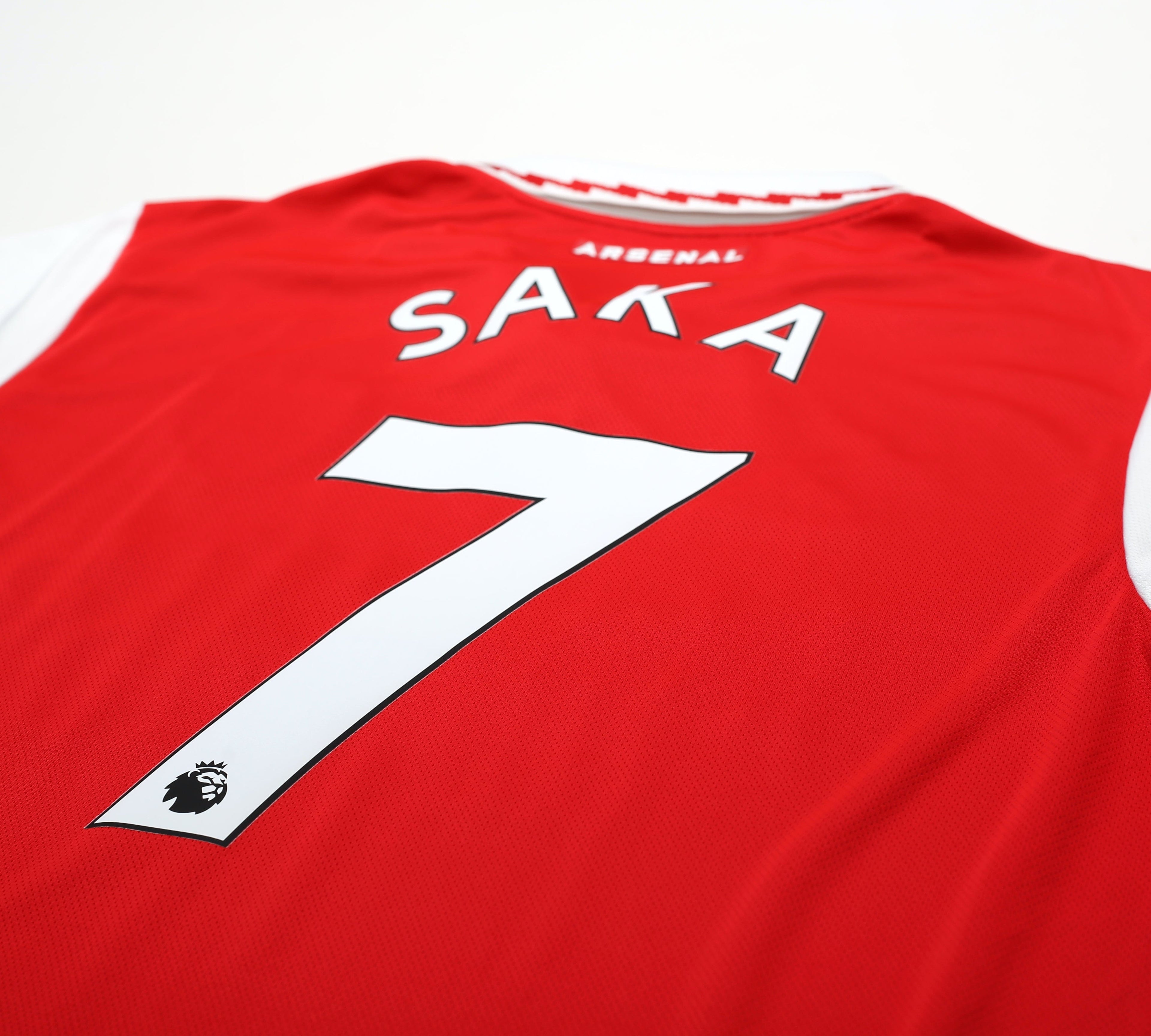 2022/23 SAKA #7 Arsenal Adidas Home Football Shirt (L)