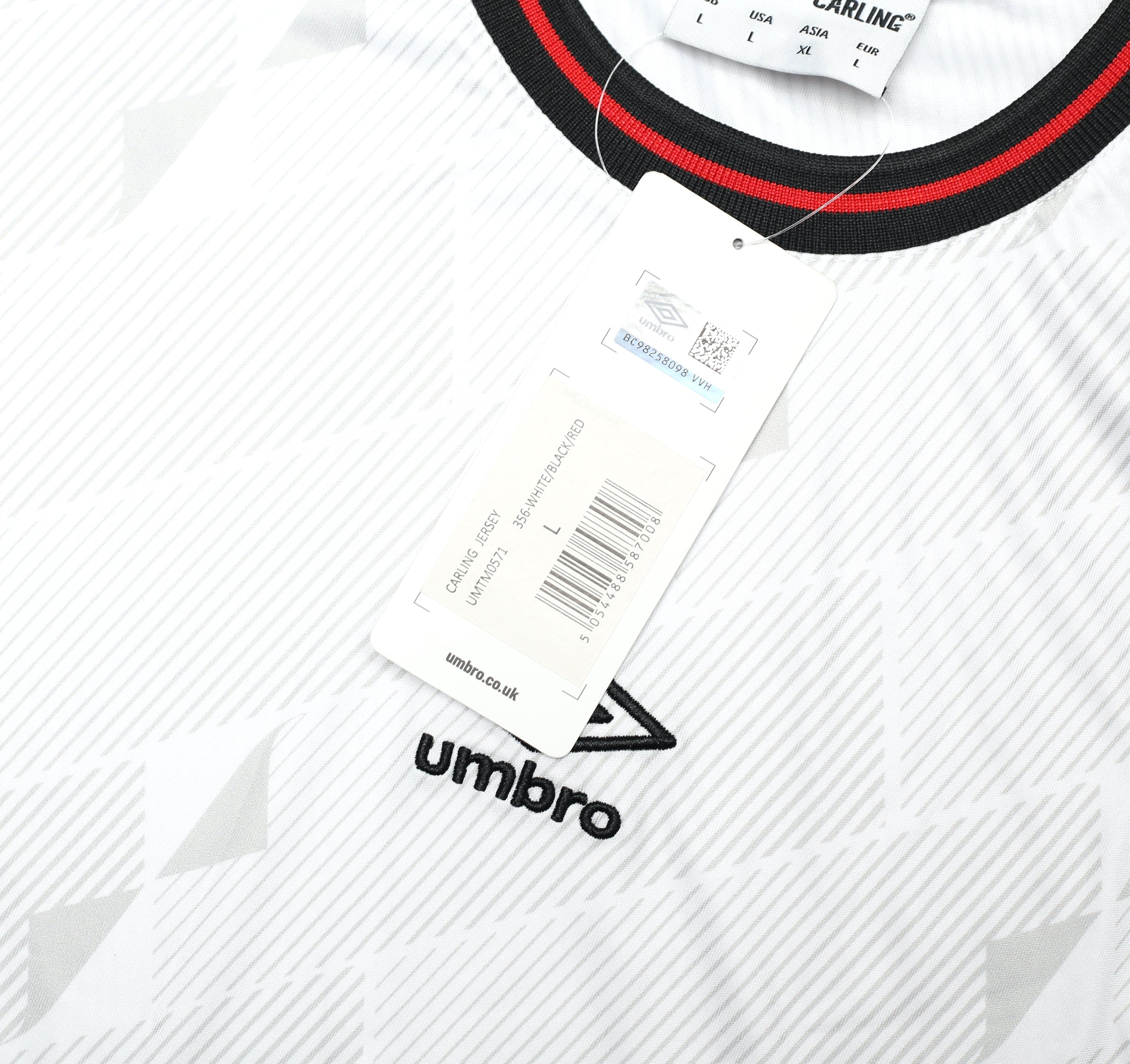 2022 Limited Edition Carling x Umbro Football Training Shirt (L) BNWT