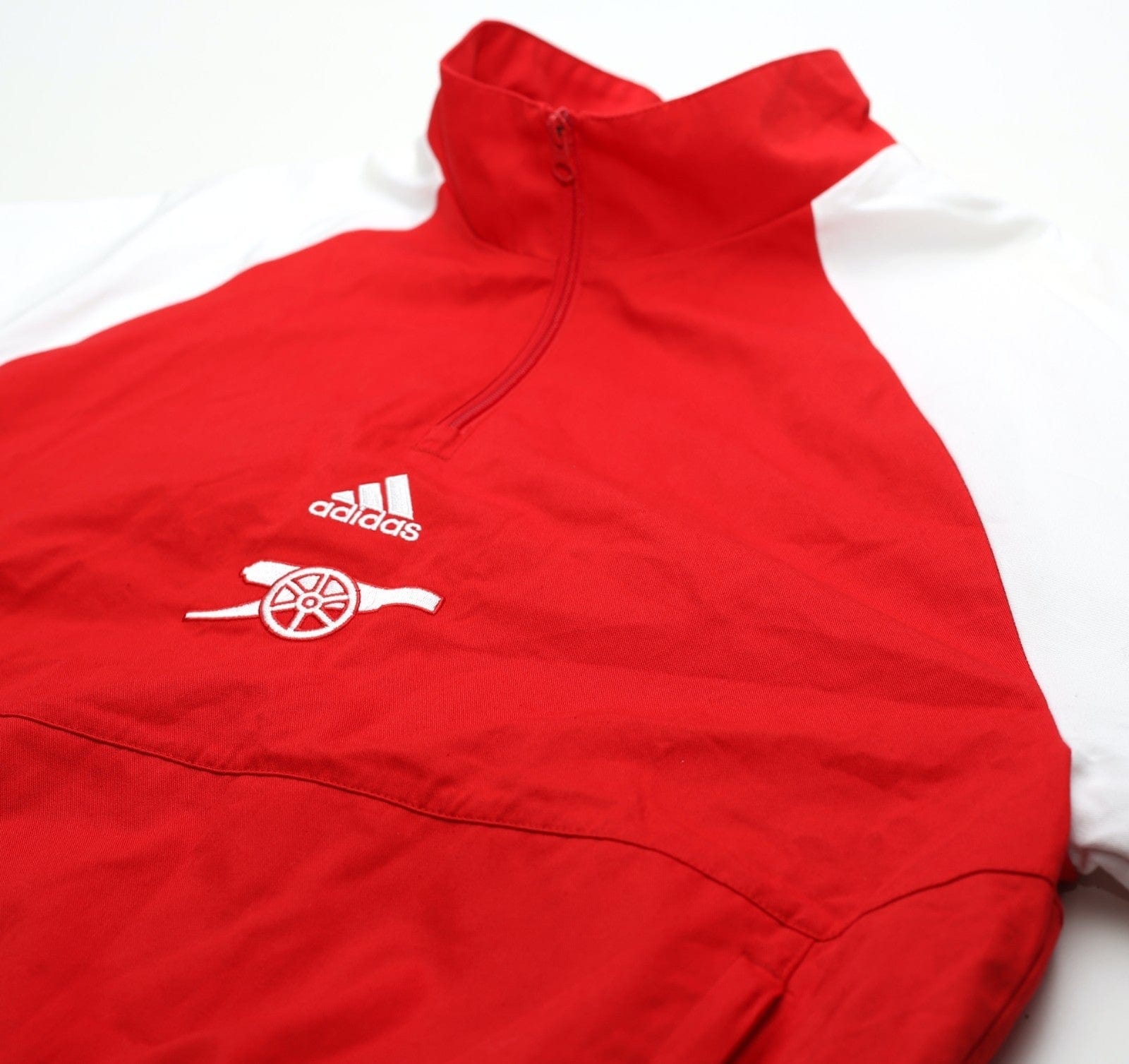 2023/24 ARSENAL adidas Icons 1/4 Zip Football Track Top Jacket (S/M)