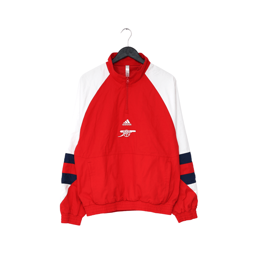 2023/24 ARSENAL adidas Icons 1/4 Zip Football Track Top Jacket (S/M)