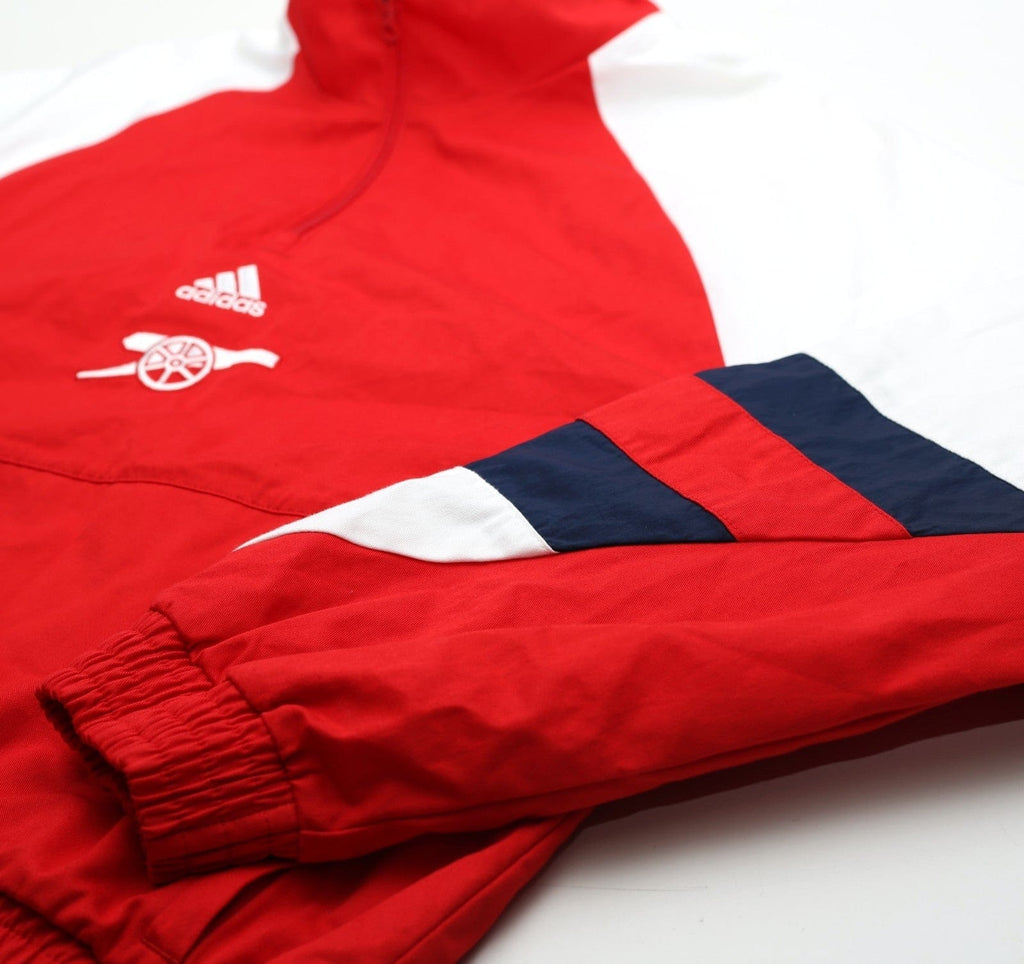 2023/24 ARSENAL adidas Icons 1/4 Zip Football Track Top Jacket (S/M)