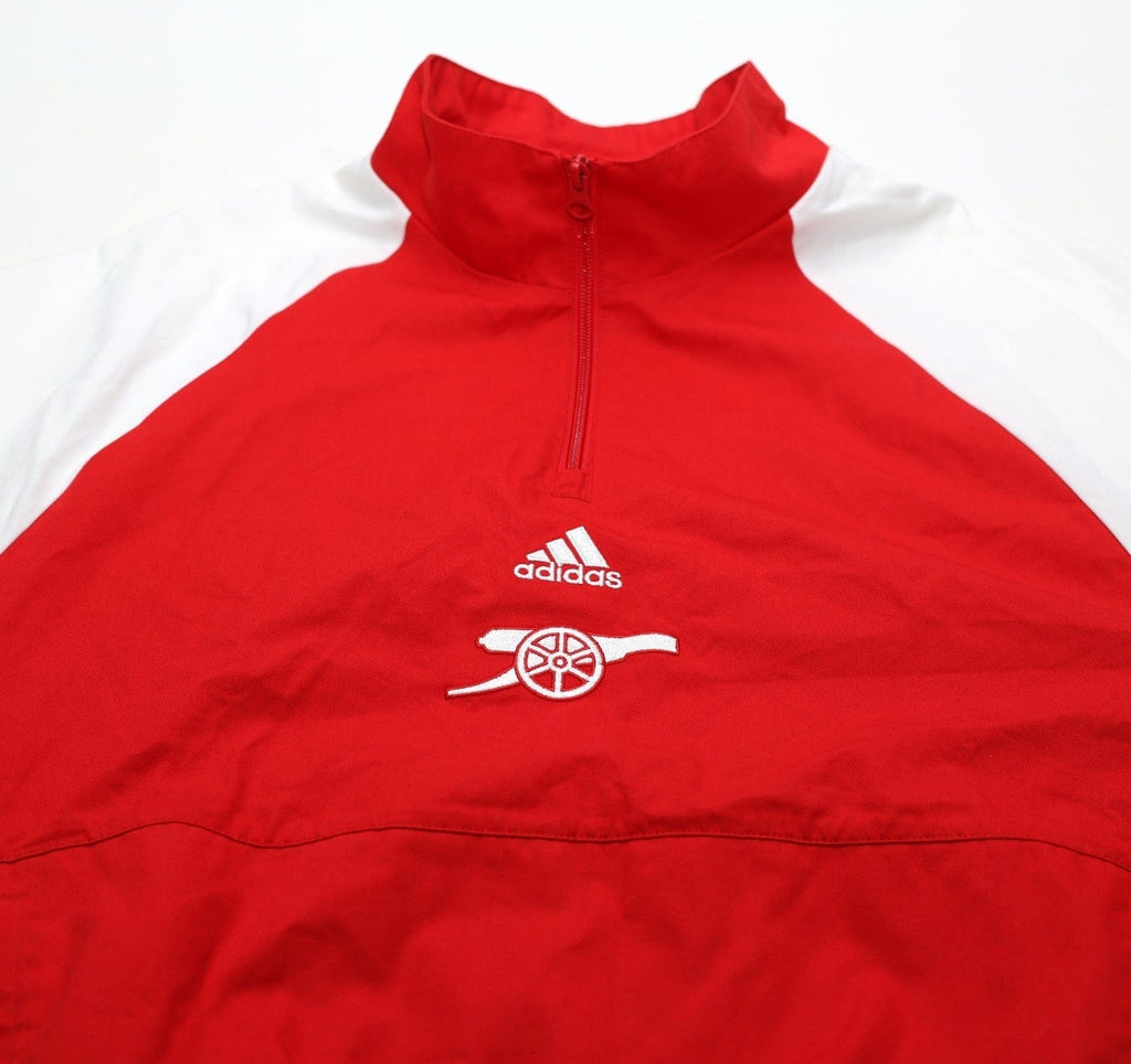 2023/24 ARSENAL adidas Icons 1/4 Zip Football Track Top Jacket (S/M)