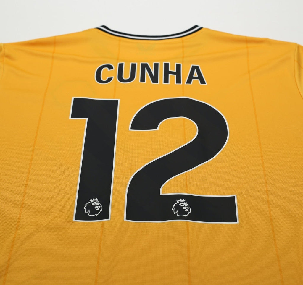 2023/24 CUNHA #12 Wolverhampton Wanderers Castore Home Football Shirt XL Wolves