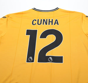 2023/24 CUNHA #12 Wolverhampton Wanderers Castore Home Football Shirt XL Wolves