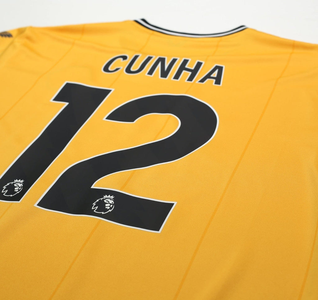 2023/24 CUNHA #12 Wolverhampton Wanderers Castore Home Football Shirt XL Wolves