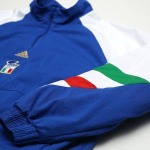 2023/24 Italy adidas Icons 1/4 Zip Football Track Top Jacket (L)