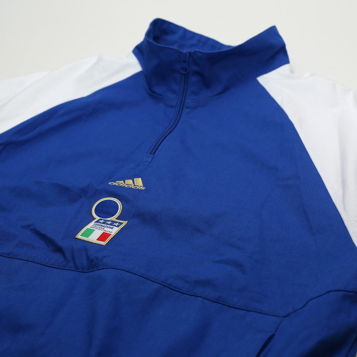 2023/24 Italy adidas Icons 1/4 Zip Football Track Top Jacket (S/M)