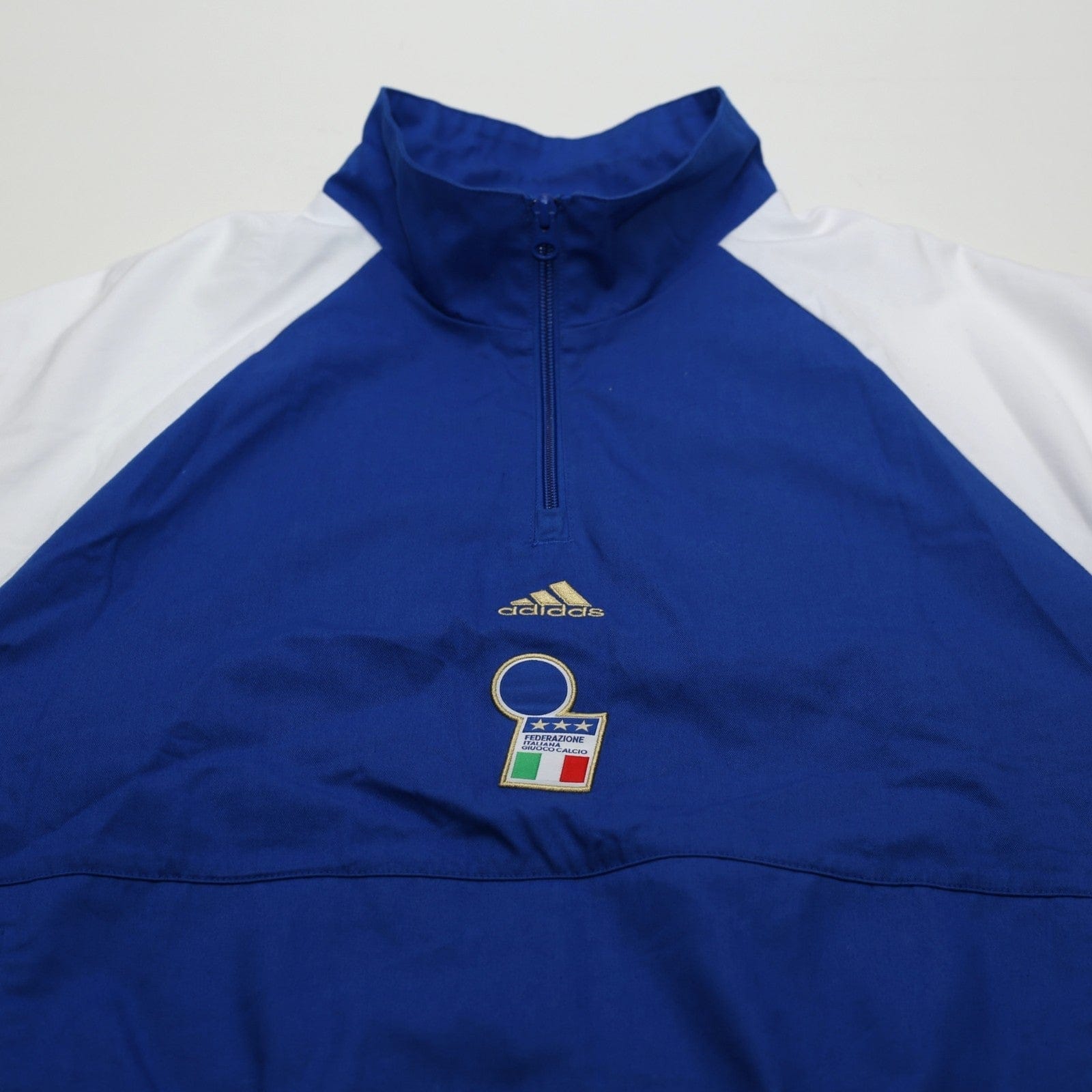 2023/24 Italy adidas Icons 1/4 Zip Football Track Top Jacket (S/M)
